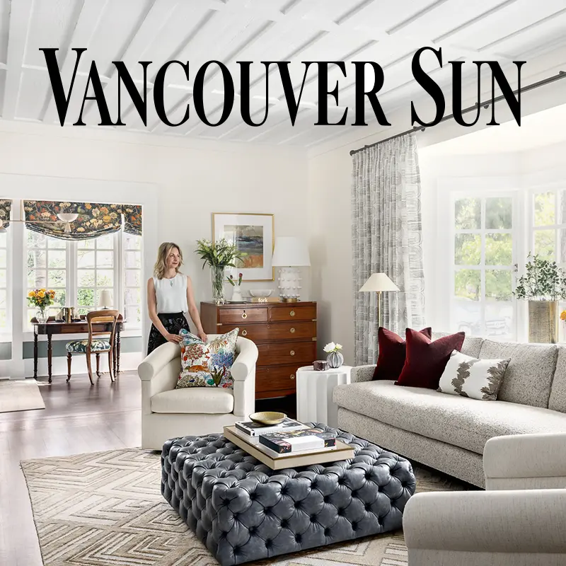 Vancouver Sun feature – Luxury interior design by Enviable Designs