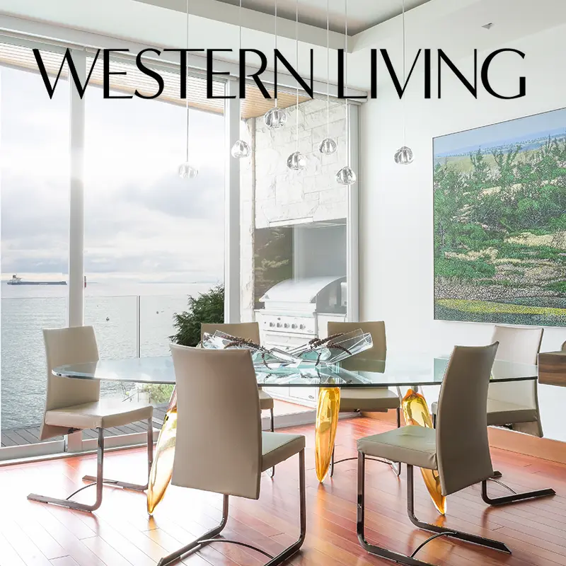 Featured in Western Living magazine – Enviable Designs Vancouver interior designer contemporary dinning room